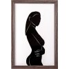 Marco de madera Walther Ilo 20x30 cm cristal acrílico marrón oscuro