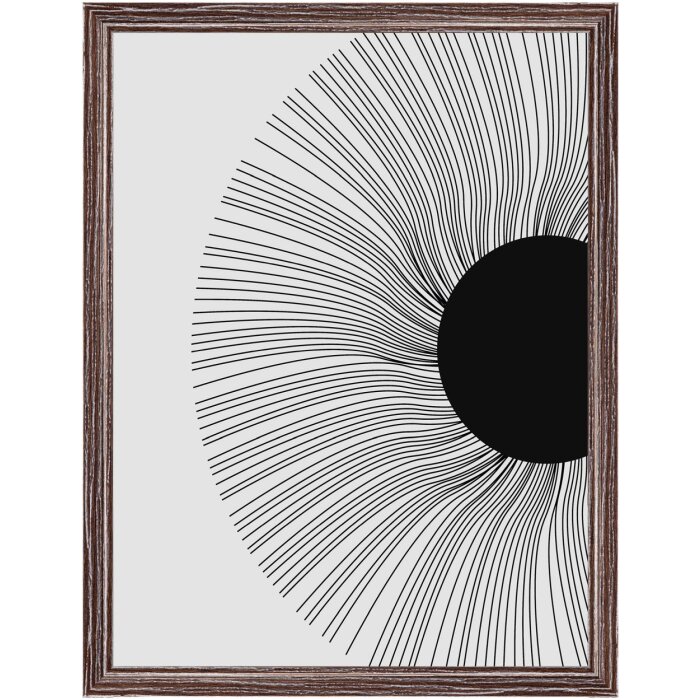 Marco de madera Walther Ilo 30x40 cm cristal acrílico marrón oscuro