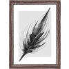 Marco de madera Walther Ilo 13x18 cm cristal acrílico marrón oscuro