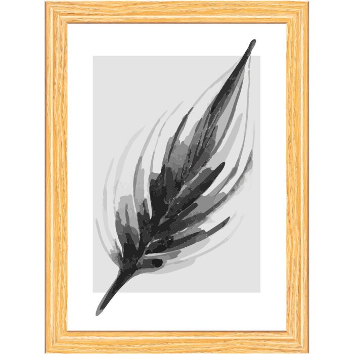 Marco de madera Walther Ilo 13x18 cm cristal acrílico marrón claro