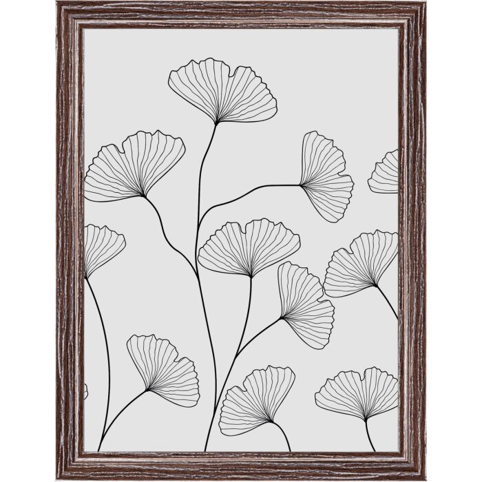 Marco de madera Walther Ilo 15x20 cm cristal acrílico marrón oscuro