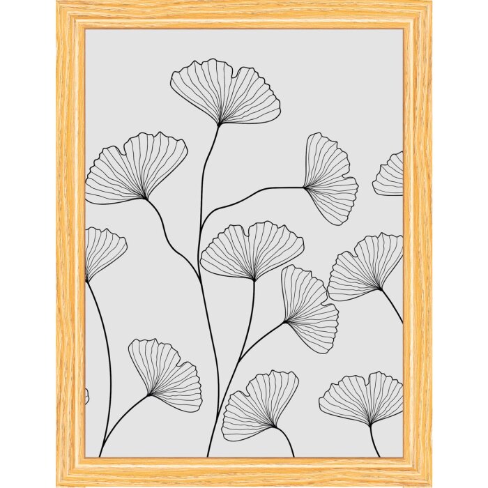 Marco de madera Walther Ilo 15x20 cm cristal acrílico marrón claro