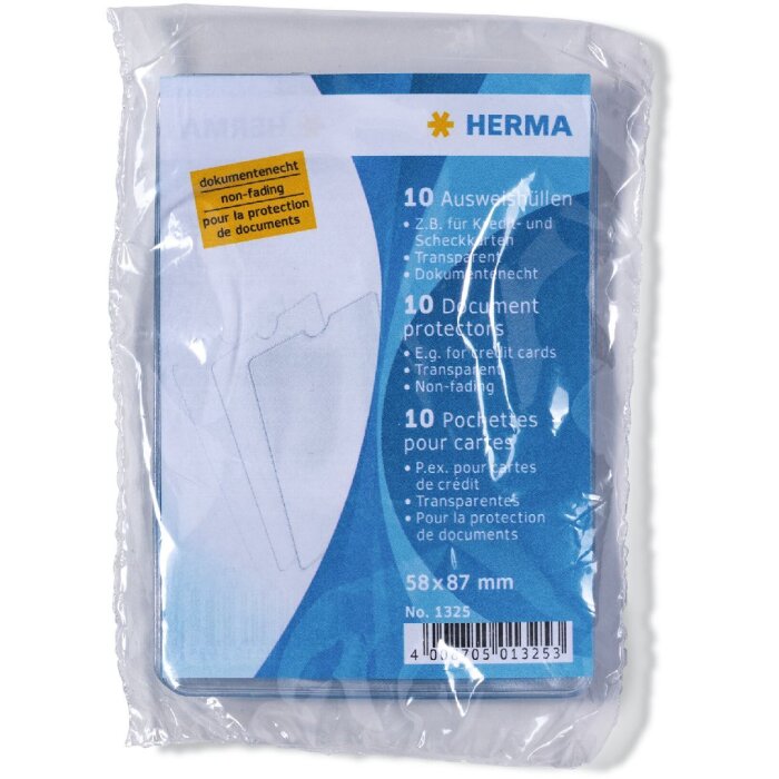 HERMA 1325 Tarjetero 58x87 mm tarjeta cheque crédito