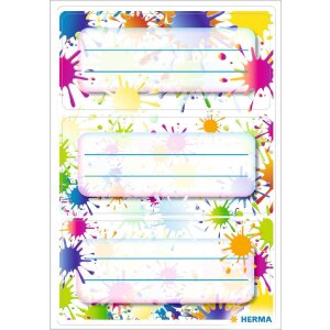 HERMA 1901 Adhesivo salpicadura de color 76x35 mm 9 piezas