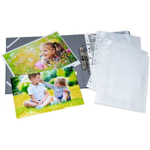 HERMA 7566 Photophane formato vertical blanco 20x30 cm 250 fundas Archivado