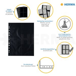 HERMA 7711 Fundas fotográficas Fotophan 10x15 cm...