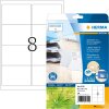 HERMA 10705 Etiquetas papel reciclado A4 99,1x67,7mm blanco permanente