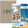 HERMA 10750 Etiquetas de papel Silphie A4 25,4x10 mm marrón natural adhesivo permanente