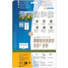 HERMA 10756 Etiquetas Papel Silphie A4 105 x 148 mm marrón natural permanente