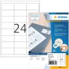 HERMA 10779 Etiquetas inkjet A4 66x33,8 mm blanco permanente 1920 unid.