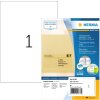 HERMA 10783 Etiquetas de film transparente A4 210x297 mm mate resistente a la intemperie