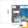 HERMA 10784 Etiquetas de lámina resistente a la intemperie A4 210x297mm blanco adhesivo fuerte