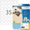HERMA 10790 PREMIUM etiquetas corazón A4, Ø 35 mm, blancas, adhesivo permanente