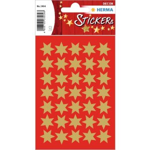 HERMA 15500 Set de adhesivos decorativos poinsettias oro