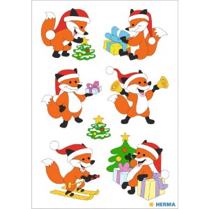 HERMA 15502 Adhesivos decorativos motivos navideños juego de colores