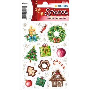 HERMA 15502 Adhesivos decorativos motivos navideños juego de colores