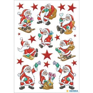HERMA 15502 Adhesivos decorativos motivos navideños juego de colores