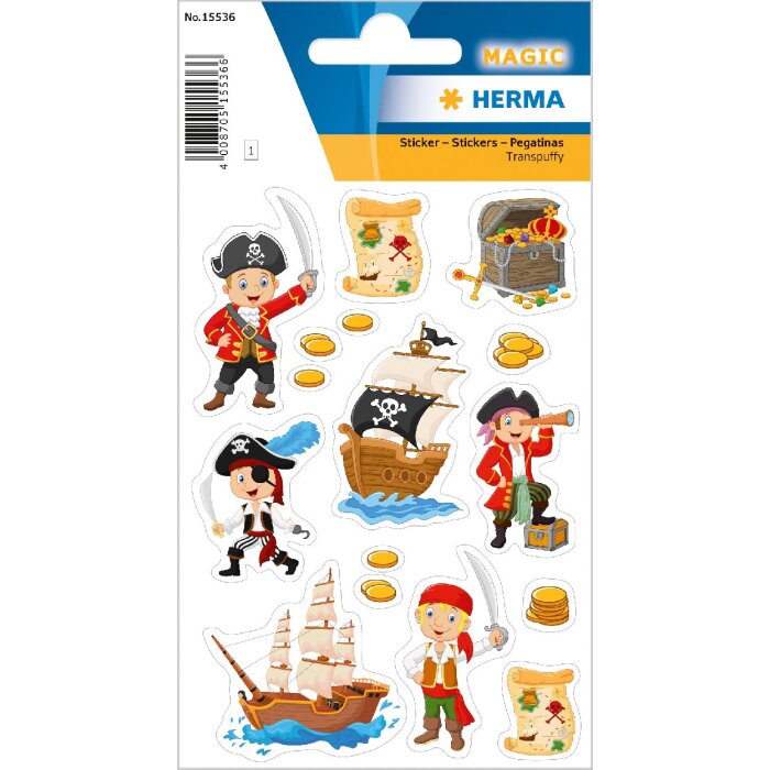 HERMA 15536 Pegatina pirata transpuffy