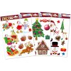 HERMA 15548 Set de pegatinas para ventanas Navidad motivos infantiles 25 piezas