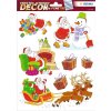 HERMA 15548 Set de pegatinas para ventanas Navidad motivos infantiles 25 piezas