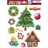 HERMA 15548 Set de pegatinas para ventanas Navidad motivos infantiles 25 piezas