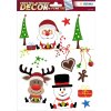 HERMA 15548 Set de pegatinas para ventanas Navidad motivos infantiles 25 piezas