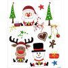 HERMA 15548 Set de pegatinas para ventanas Navidad motivos infantiles 25 piezas