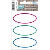 HERMA 15663 Etiquetas HOGAR óvalo tricolor 76x35 mm 18 piezas