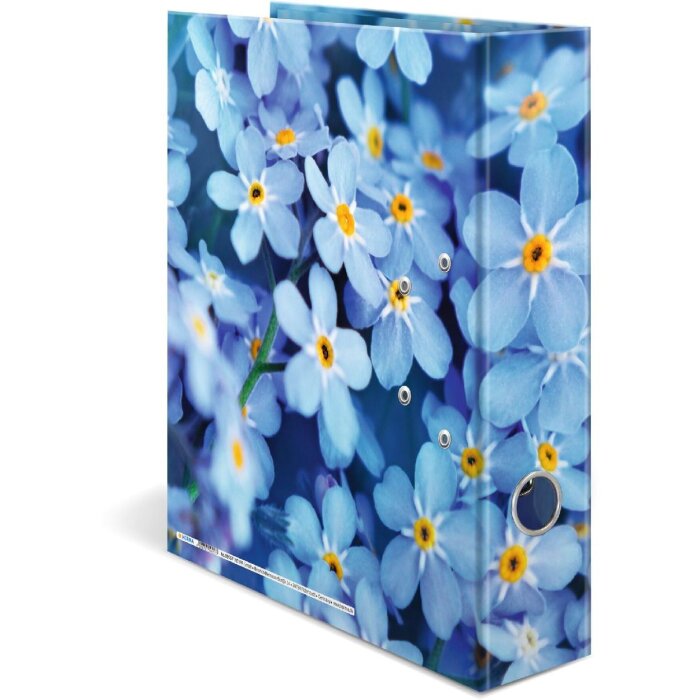 HERMA 19557 Carpeta con motivos A4 Flores azules