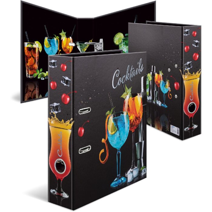 HERMA 19566 A4 Cocktails Carpeta motivo 70 mm