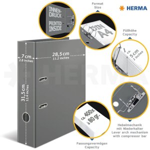 HERMA 19567 Carpeta motivo A4 Caramelos 70 mm