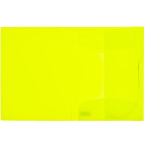 HERMA 19655 Carpeta A4 PP Amarillo Neón Resistente Cierre elástico