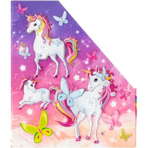 HERMA 19715 Revistero A4 cartón diseño unicornio asa agujero