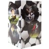 HERMA 19732 Portalápices de cartón diseño fútbol lavable resistente 8x8x13,5cm
