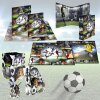 HERMA 19732 Portalápices de cartón diseño fútbol lavable resistente 8x8x13,5cm