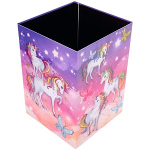 HERMA 19738 Papelera diseño unicornio cartón resistente 22x31,5cm