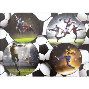 HERMA 19739 Papelera diseño fútbol cartón resistente 22x31,5cm