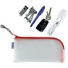 HERMA 20002 Bolsa universal 23x11cm rojo esquina cierre cremallera