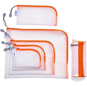 HERMA 20012 Bolsillo universal A5 26x20cm Cremallera naranja