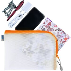 HERMA 20012 Bolsillo universal A5 26x20cm Cremallera naranja