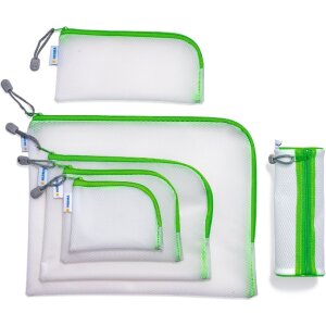 HERMA 20016 Bolsillo universal A4+ 36x28cm cierre cremallera verde
