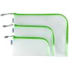 HERMA 20016 Bolsillo universal A4+ 36x28cm cierre cremallera verde