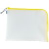 HERMA 20017 Bolsillo universal A4+ mesh look cremallera amarillo 36x28 cm
