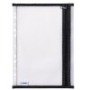 HERMA 20030 Bolsillo para carpeta A4 negro con cremallera Europerforación 32x23cm