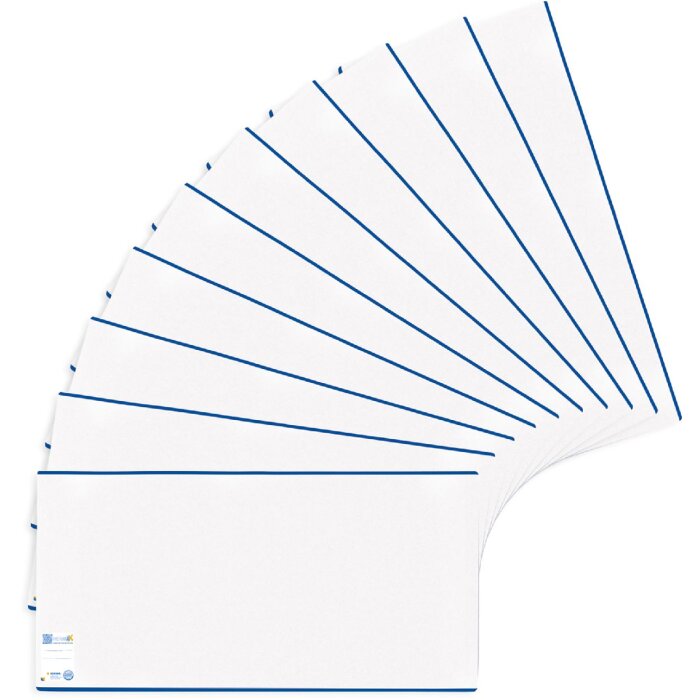 HERMA 20235 Juego de 10 protectores de libros HERMÄX 270x540 mm transparentes