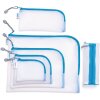 HERMA 20247 Bolsillo universal A7 azul 14x10cm cremallera de esquina