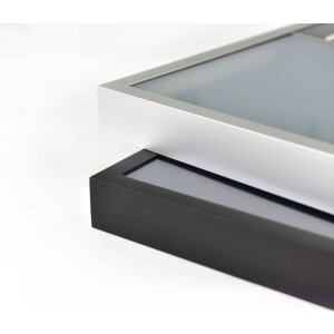 Marco desmontable de aluminio Nielsen Frame Box II negro mate 60x80 cm
