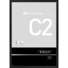 Nielsen Marco de aluminio C2 estructura negro mate 21x29,7 cm cristal acrílico