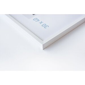 Nielsen Marco de aluminio C2 blanco brillante 29,7x42 cm Cristal acrílico