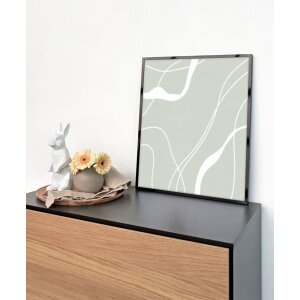 Nielsen Marco de aluminio C2 blanco brillante 29,7x42 cm Cristal acrílico
